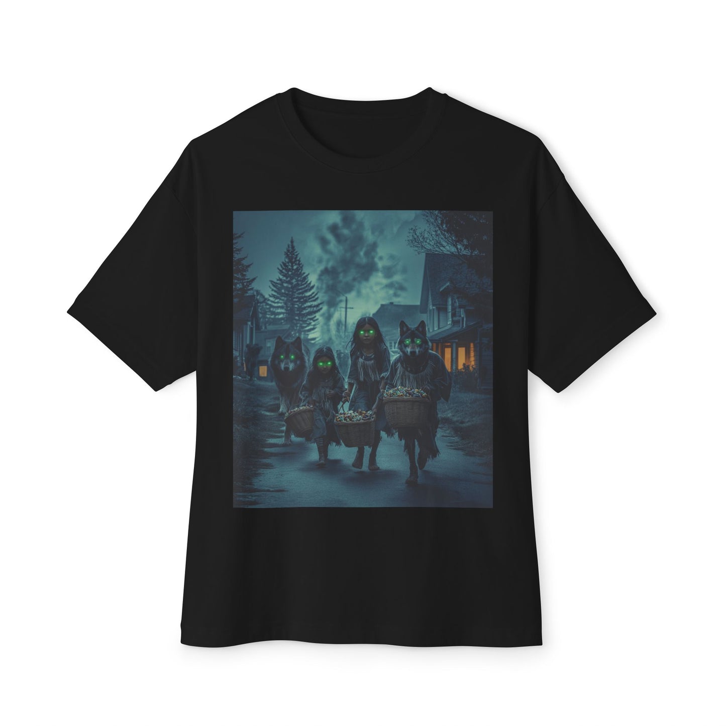 Spooky Unisex Oversized Boxy Tee