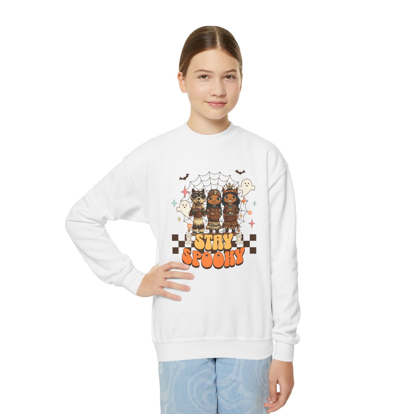 Stay Spooky Youth Crewneck Sweatshirt