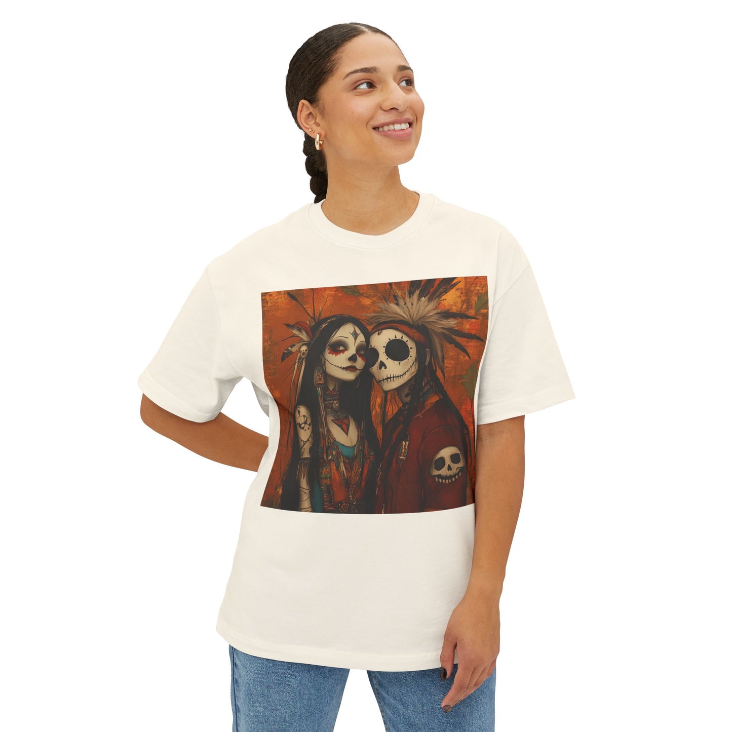 Spooky Unisex Oversized Boxy Tee