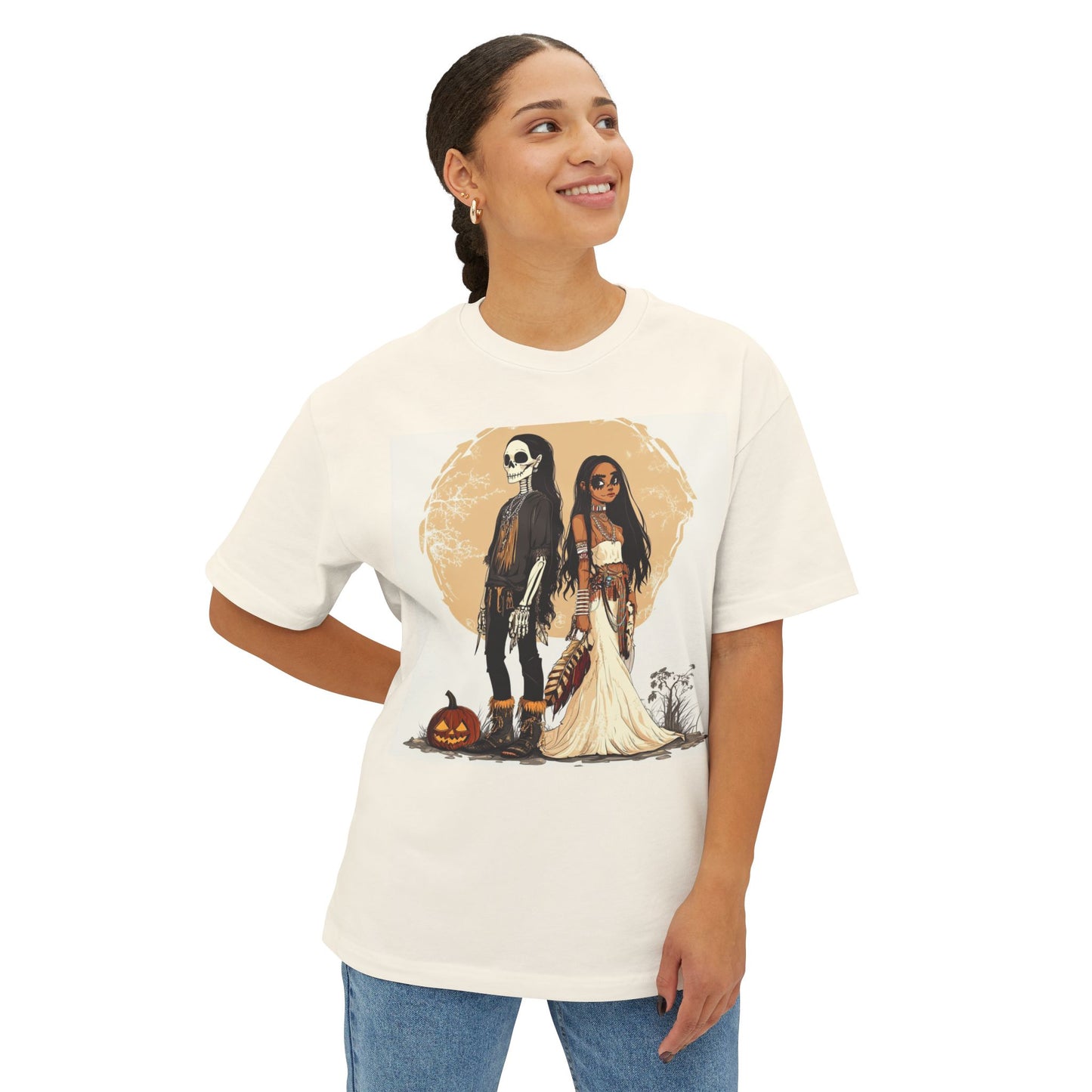 Spooky Unisex Oversized Boxy Tee