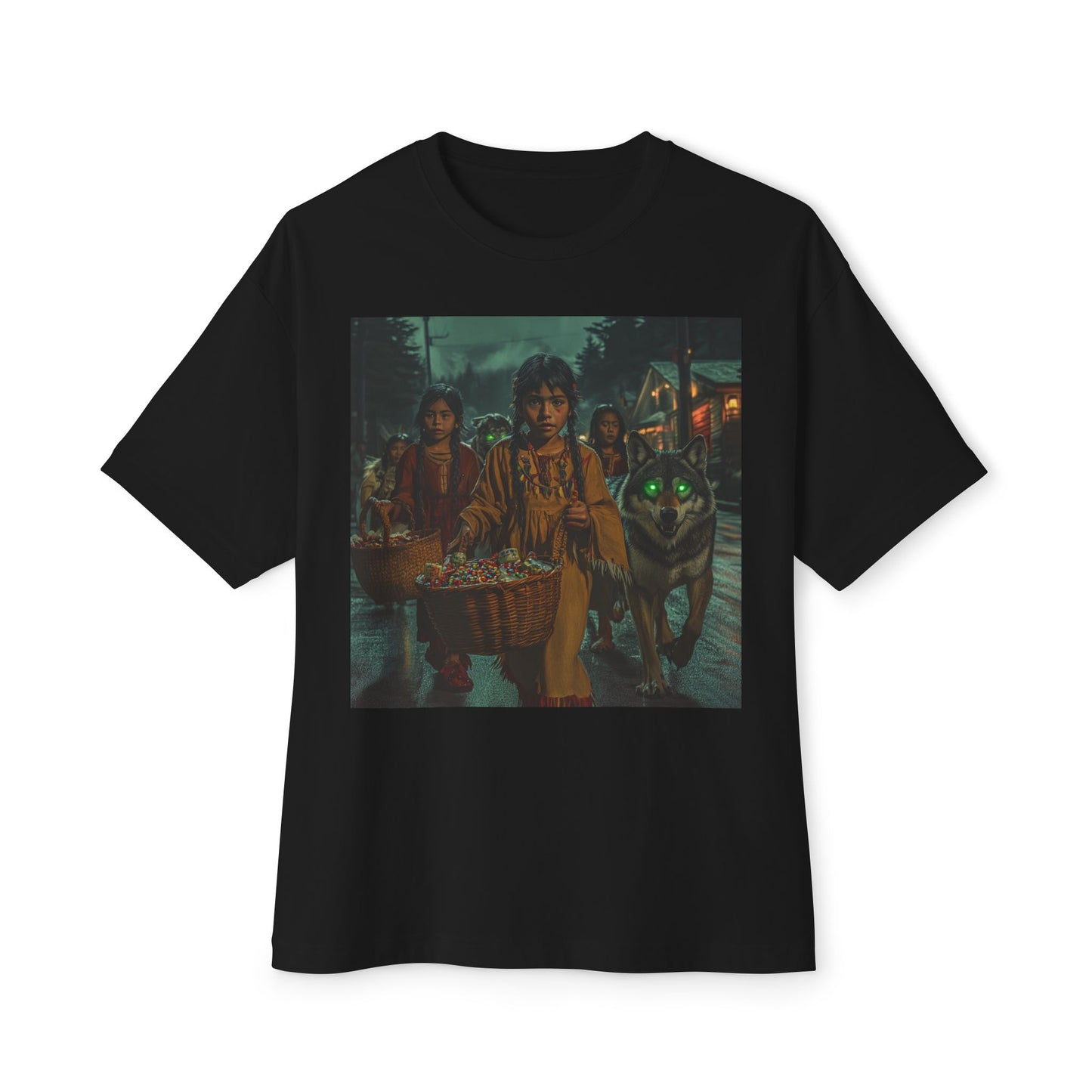 Spooky Unisex Oversized Boxy Tee