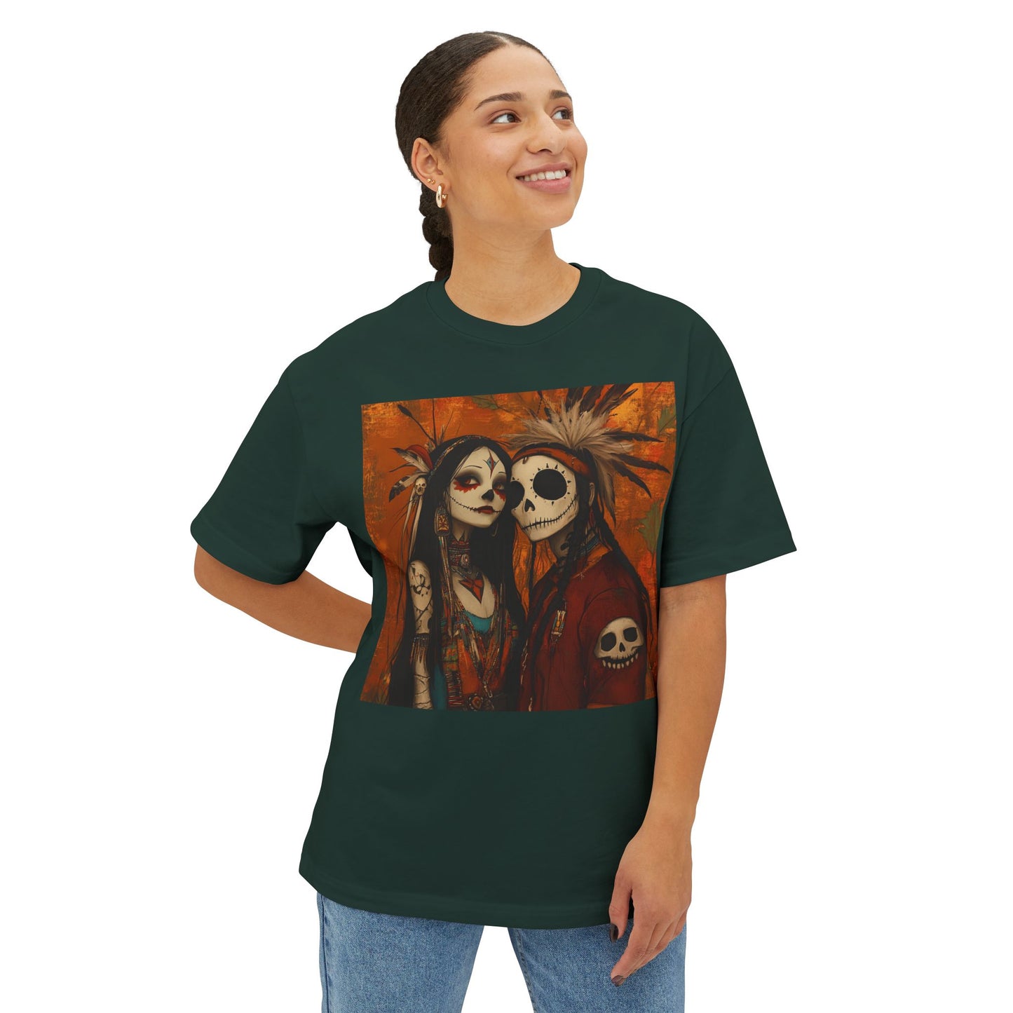 Spooky Unisex Oversized Boxy Tee