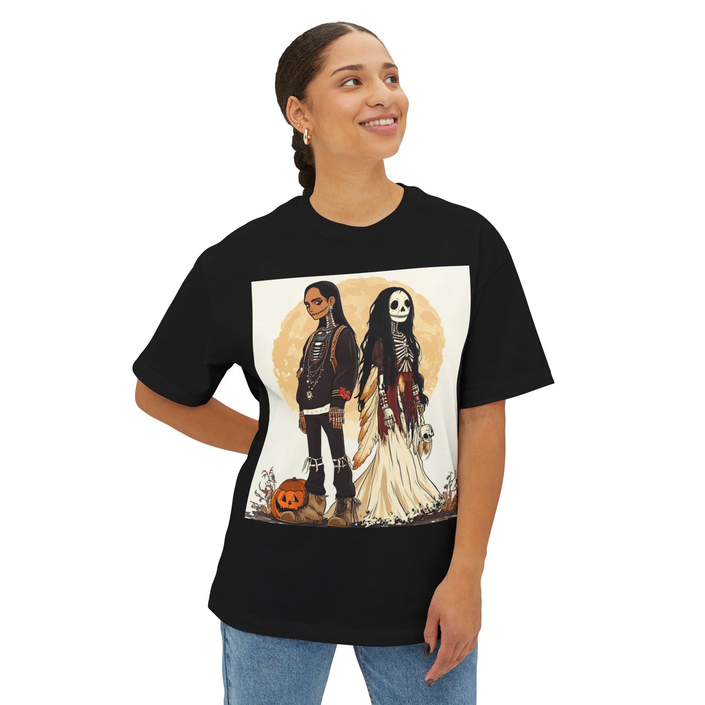 Spooky Unisex Oversized Boxy Tee