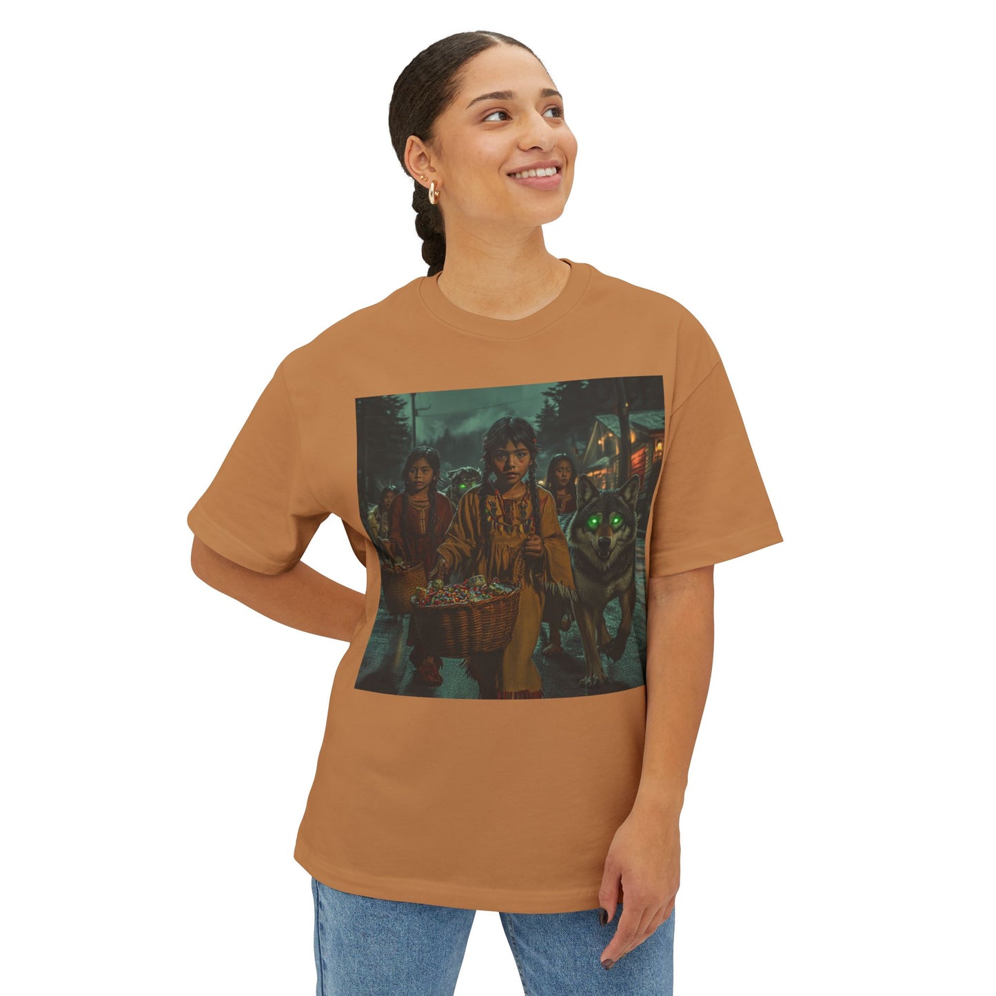 Spooky Unisex Oversized Boxy Tee