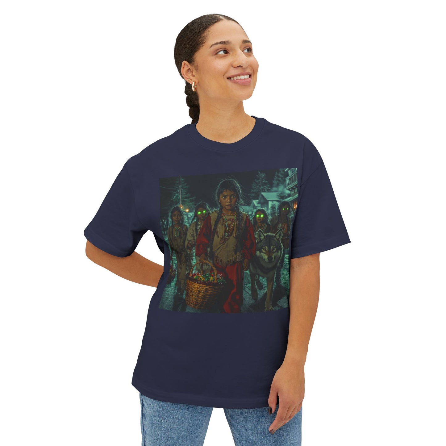 Spooky Unisex Oversized Boxy Tee