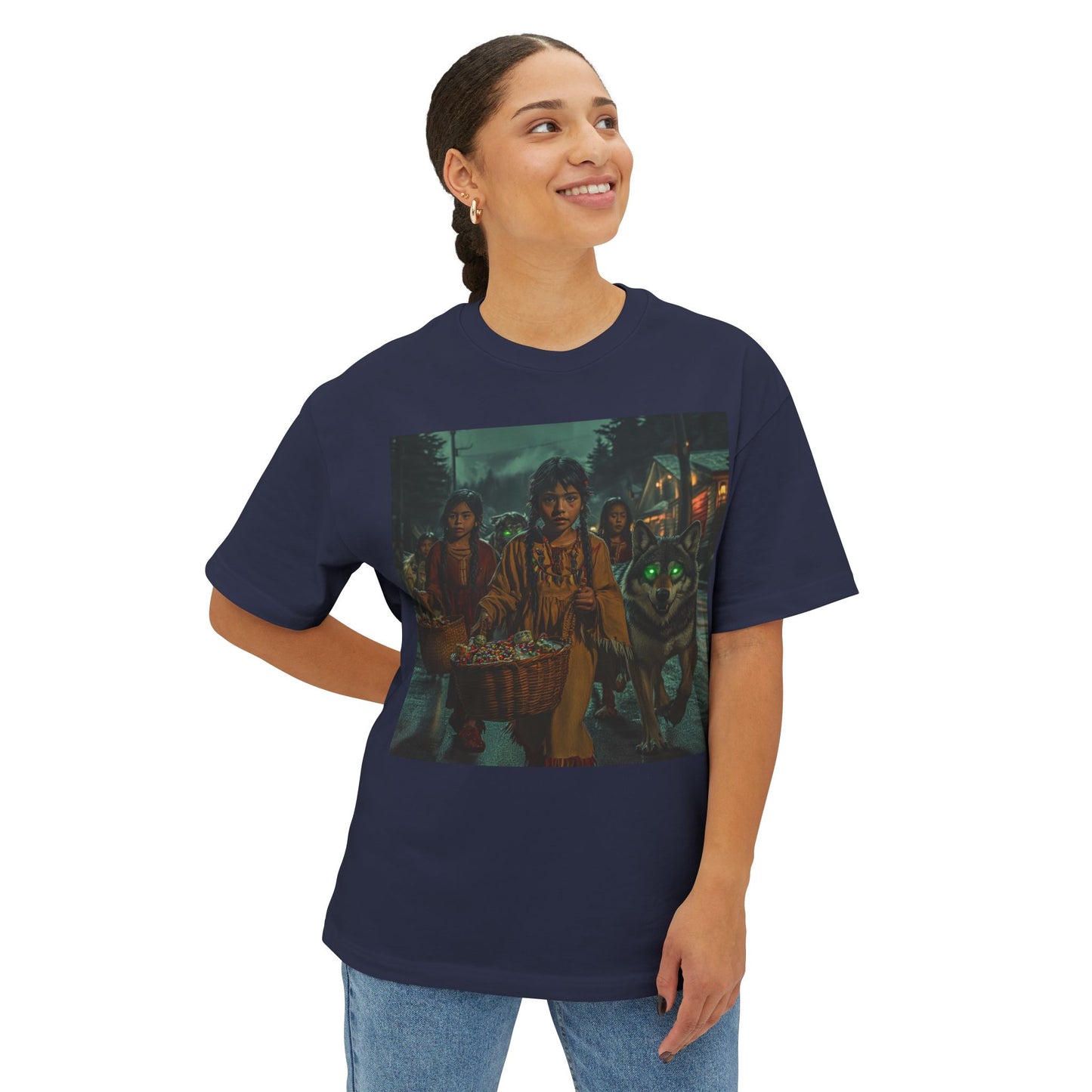 Spooky Unisex Oversized Boxy Tee