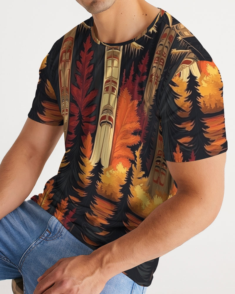 Woodland Fall And Fire Men's All-Over Print Tee