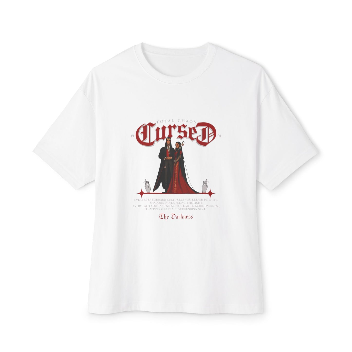 Total Chaos Cursed Unisex Oversized Boxy Tee