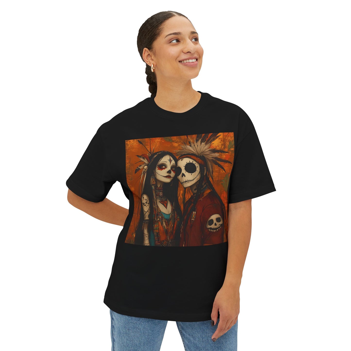 Spooky Unisex Oversized Boxy Tee