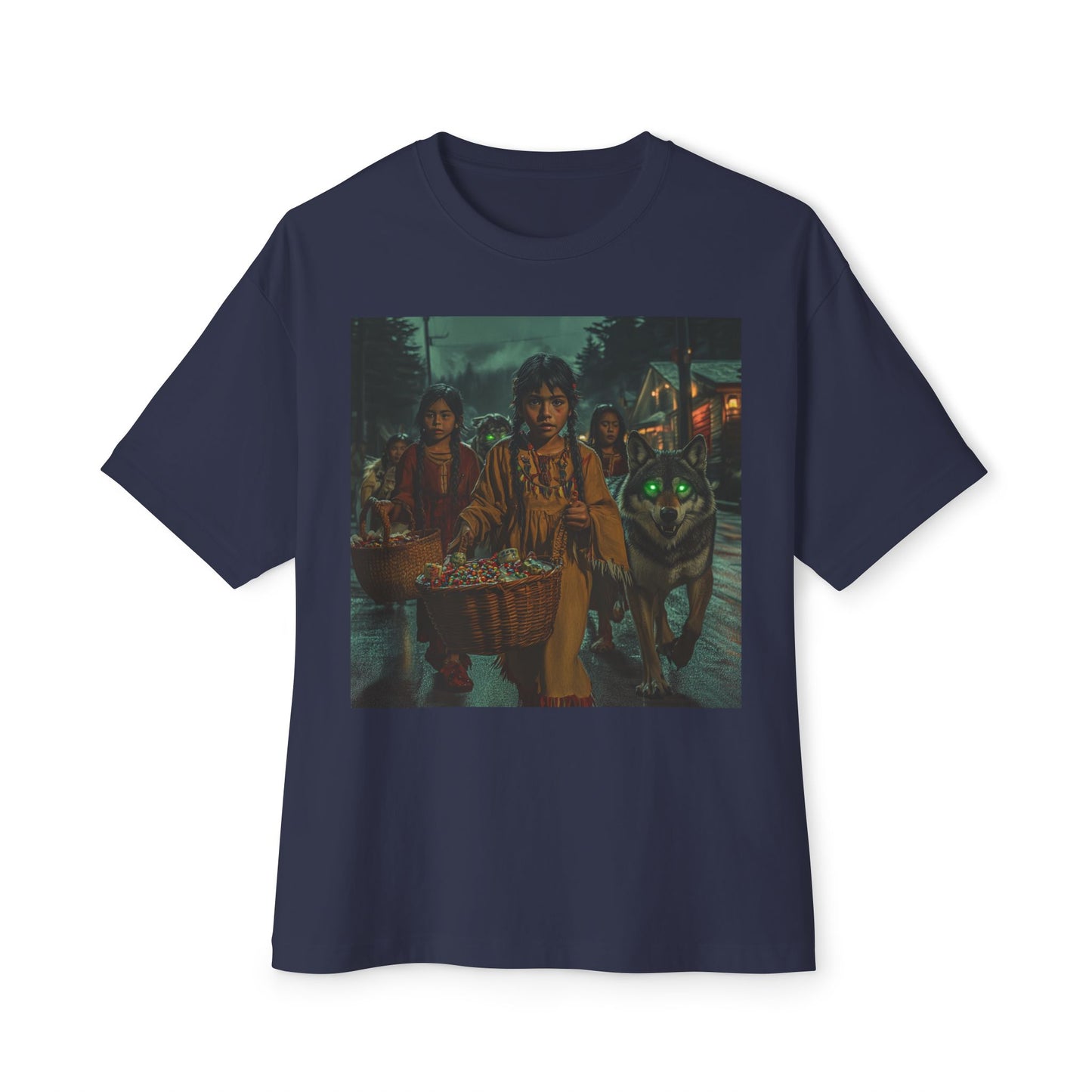 Spooky Unisex Oversized Boxy Tee