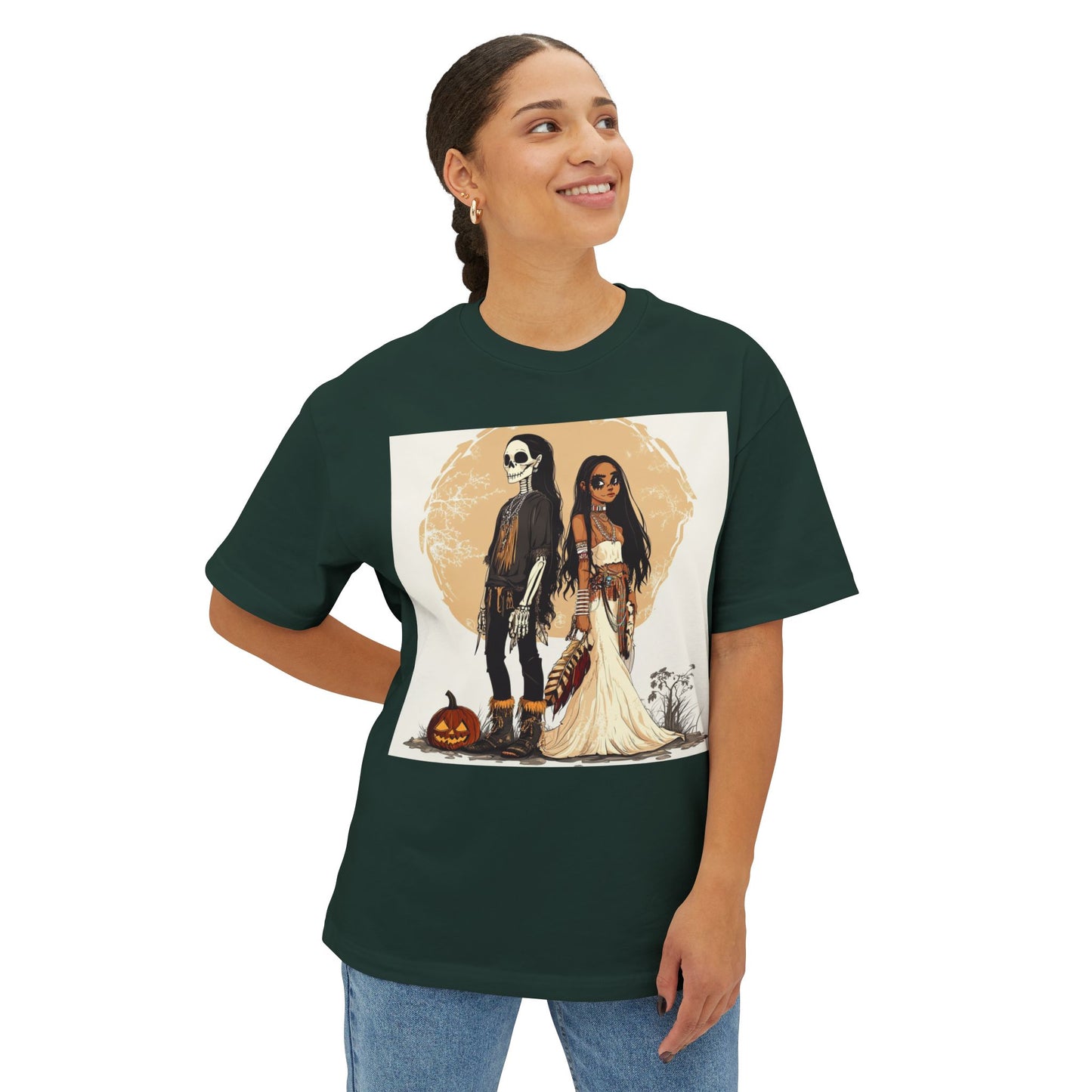 Spooky Unisex Oversized Boxy Tee
