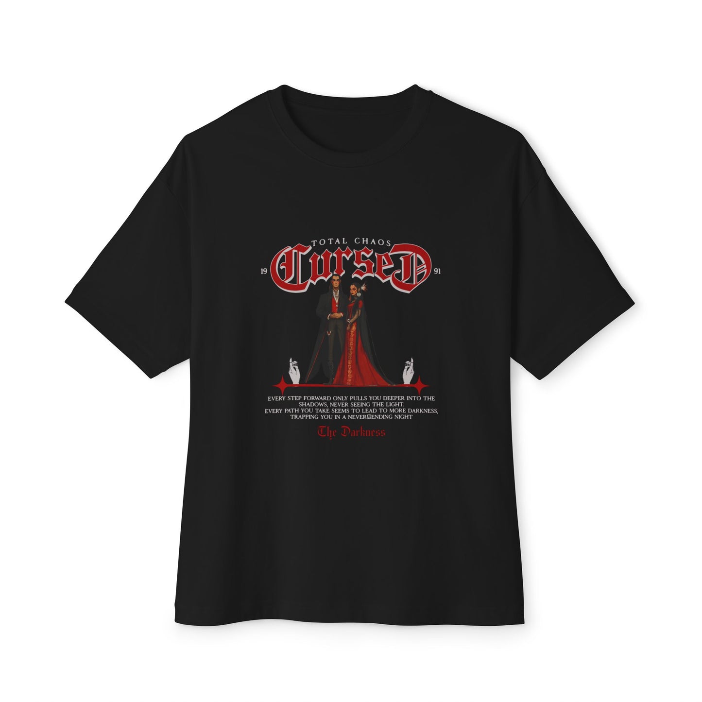 Total Chaos Cursed Unisex Oversized Boxy Tee