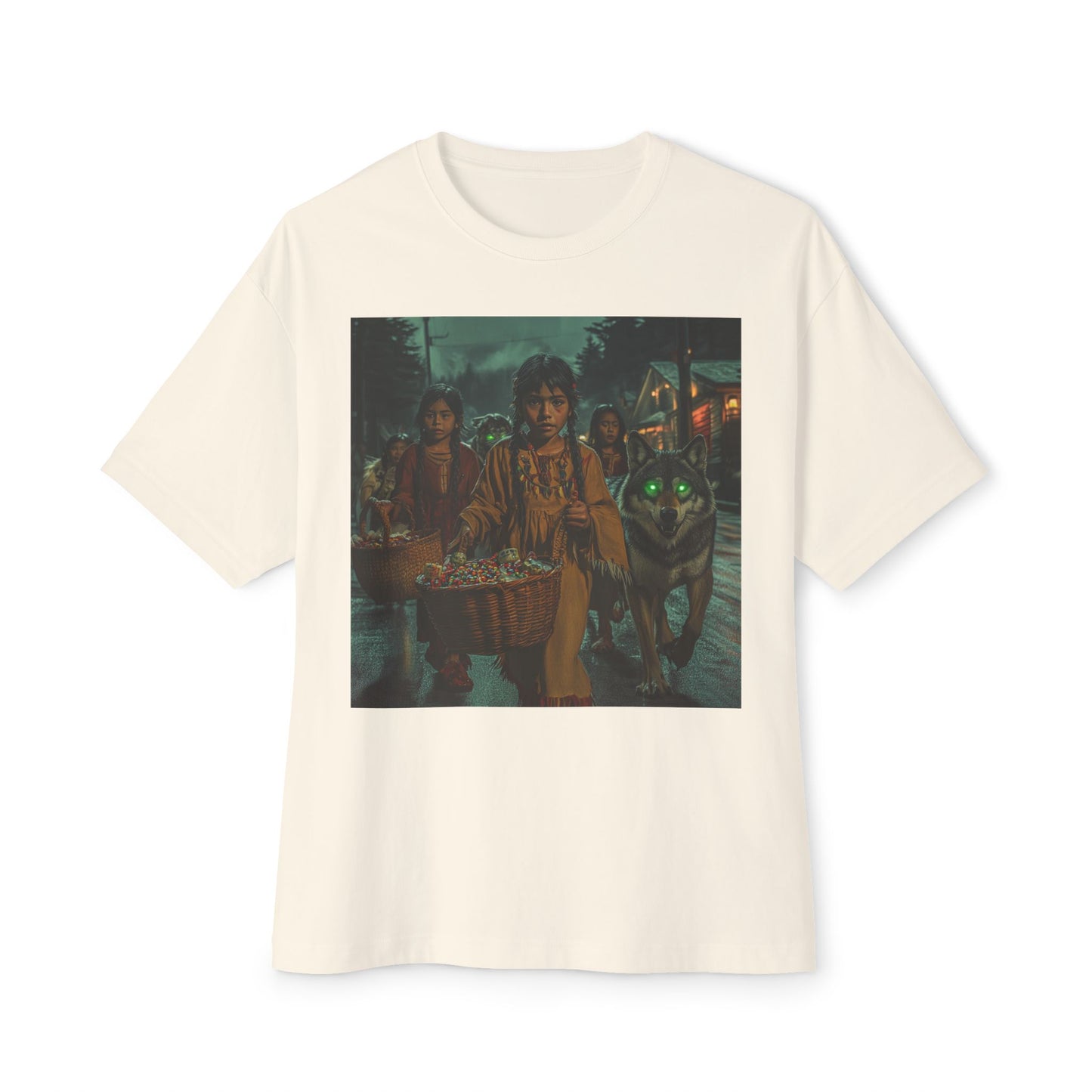 Spooky Unisex Oversized Boxy Tee