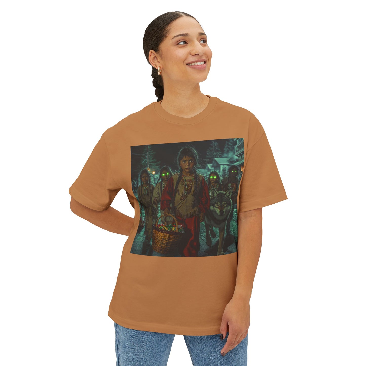 Spooky Unisex Oversized Boxy Tee
