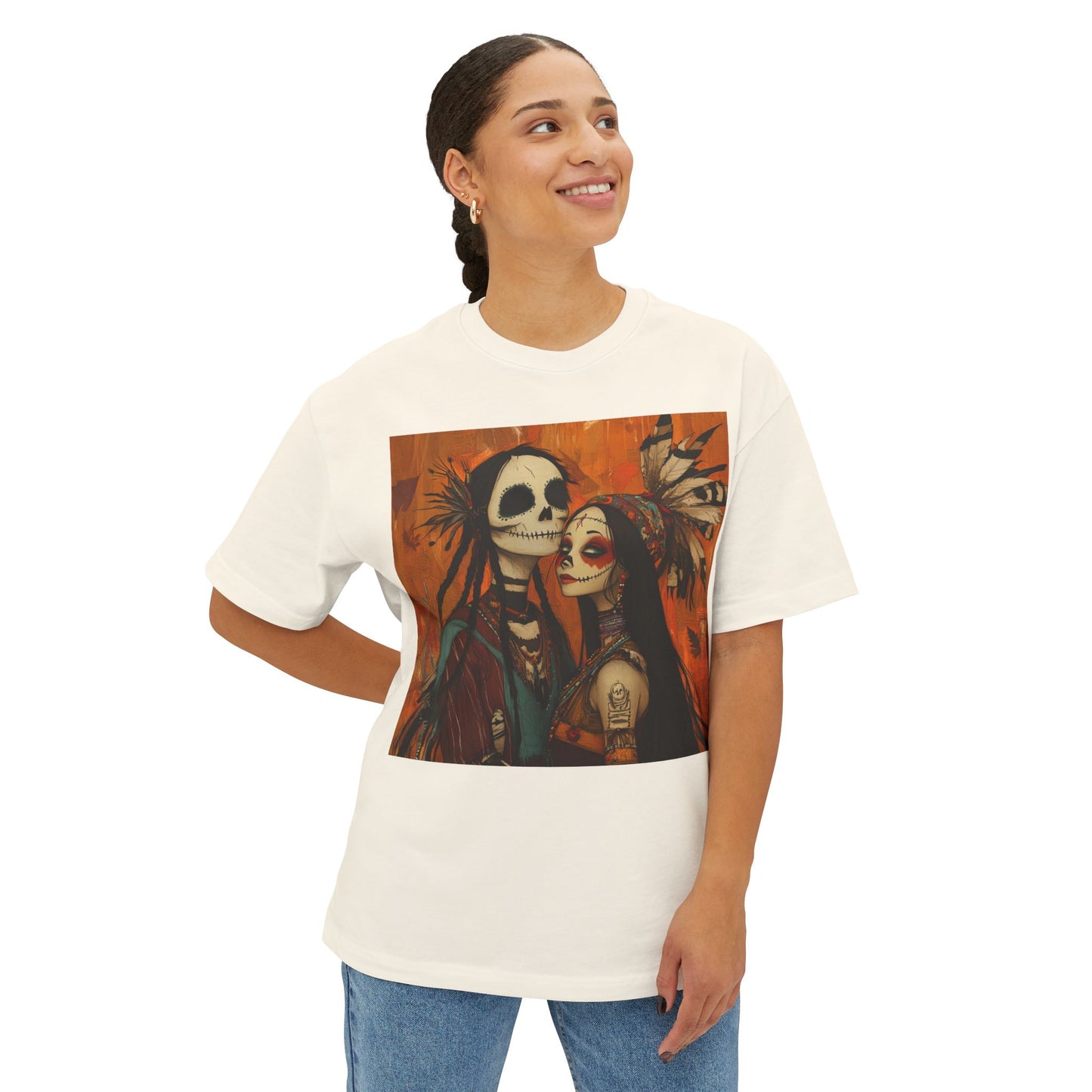 Spooky Unisex Oversized Boxy Tee
