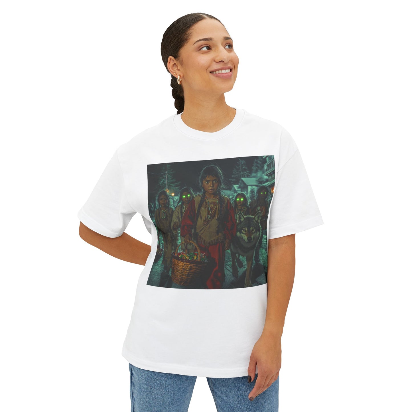 Spooky Unisex Oversized Boxy Tee