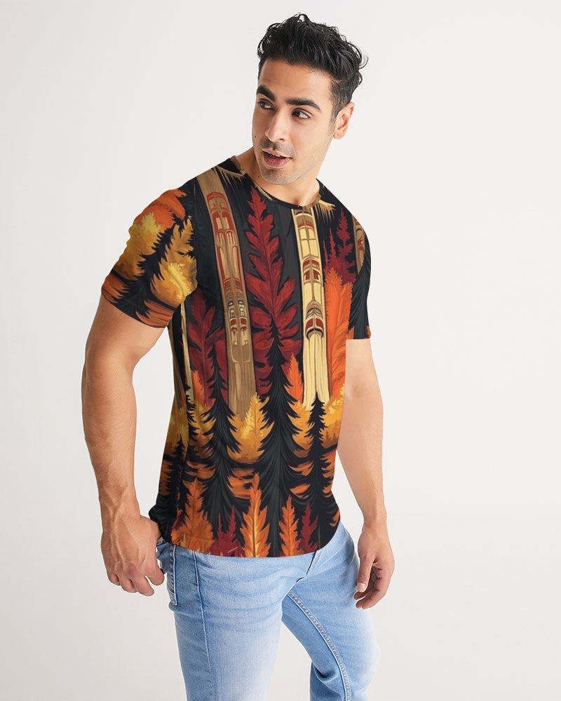 Woodland Fall And Fire Men's All-Over Print Tee