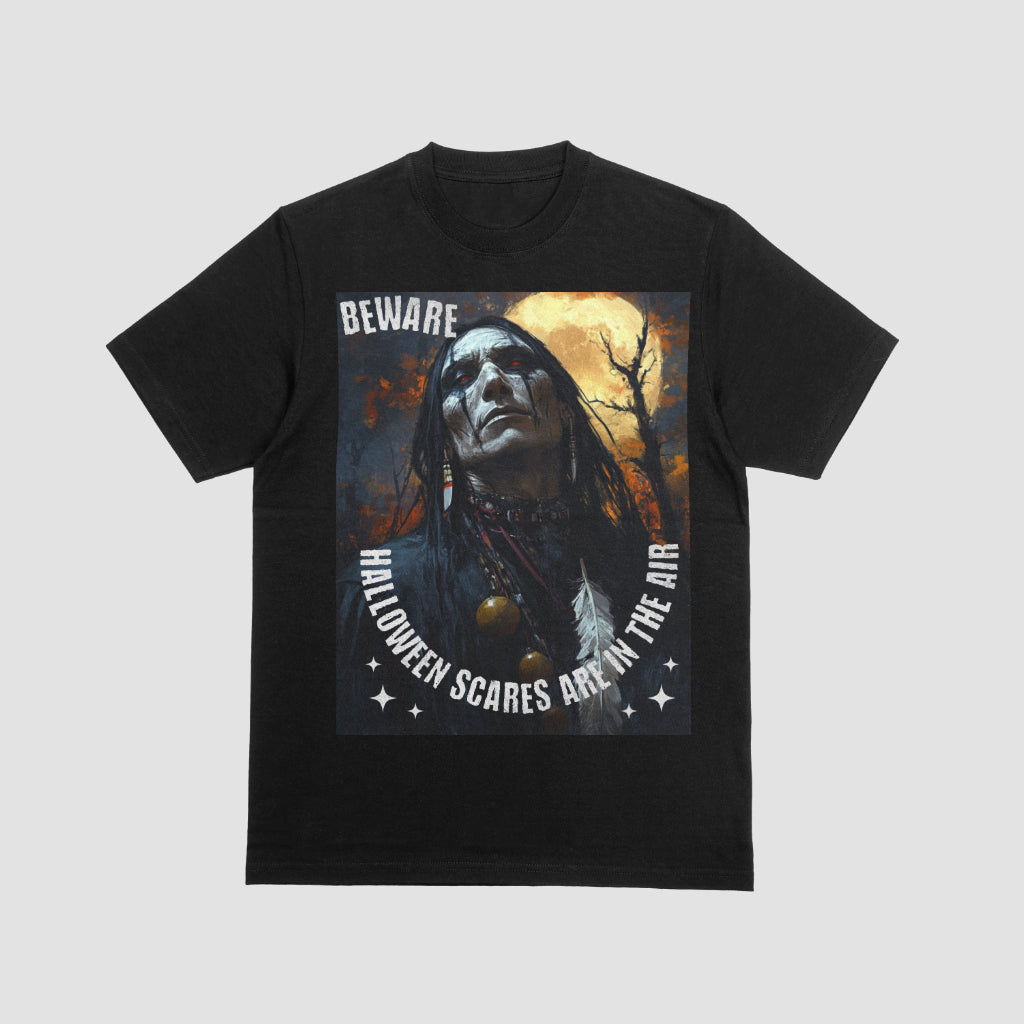 Beware Halloween Scares Are In The Air Unisex Oversized Boxy Tee
