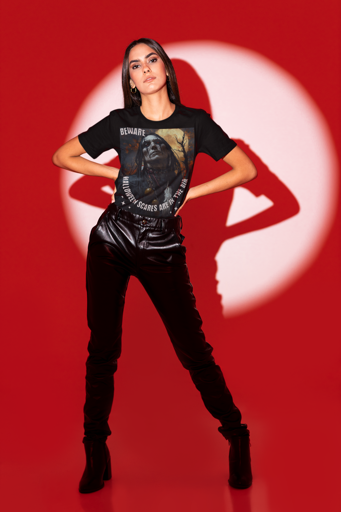 Beware Halloween Scares Are In The Air Unisex Oversized Boxy Tee