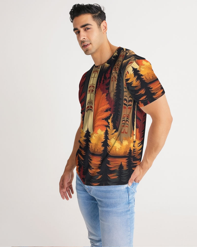 Woodland Fall And Fire Men's All-Over Print Tee
