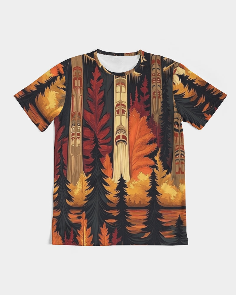 Woodland Fall And Fire Men's All-Over Print Tee