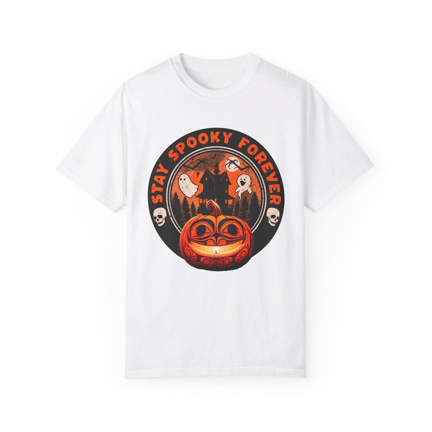 Unisex Garment-Dyed Stay Spooky Forever Tee