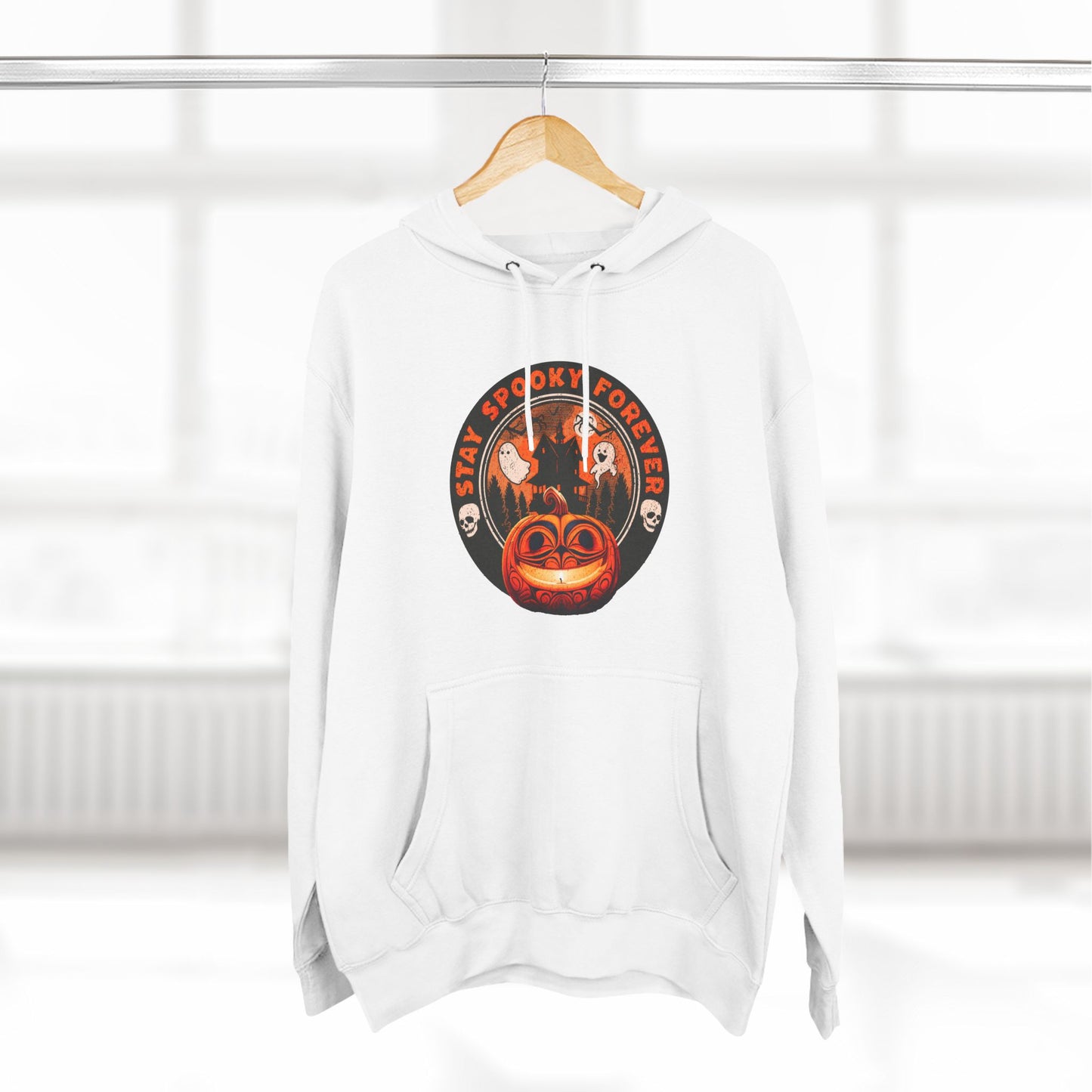 Stay Spooky ForeverThree-Panel Fleece Hoodie