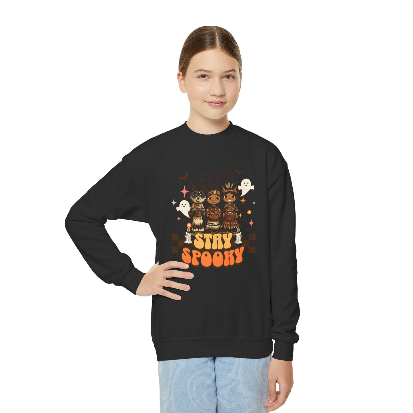 Stay Spooky Youth Crewneck Sweatshirt