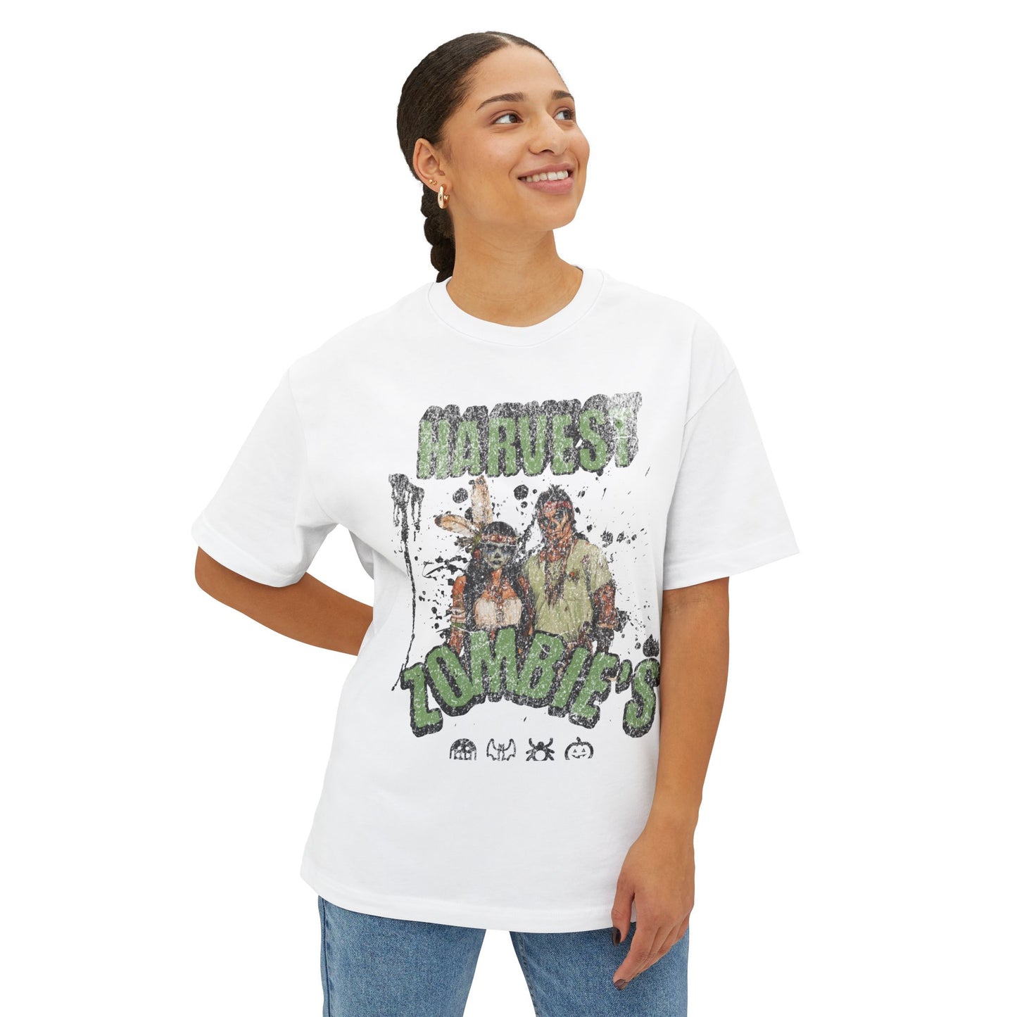 Harvest Zombies Oversized Boxy Tee
