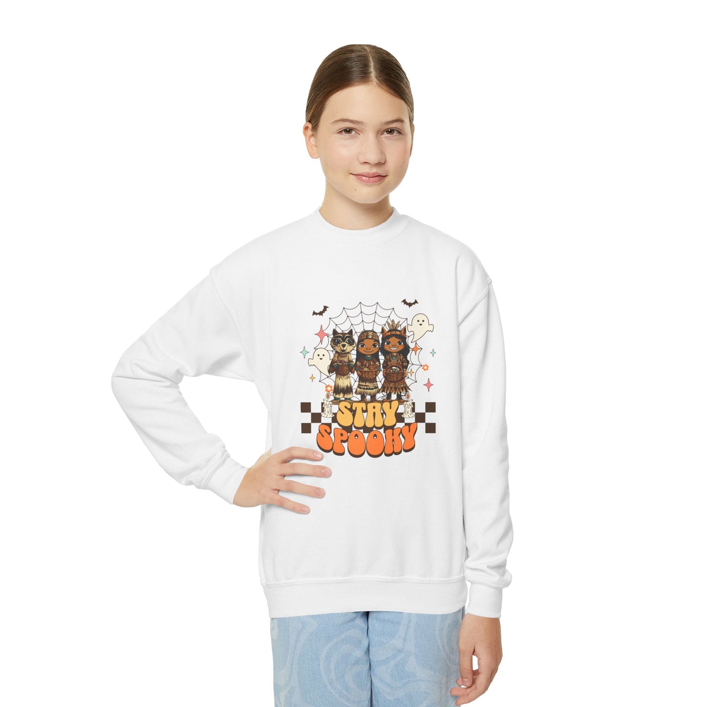 Stay Spooky Youth Crewneck Sweatshirt