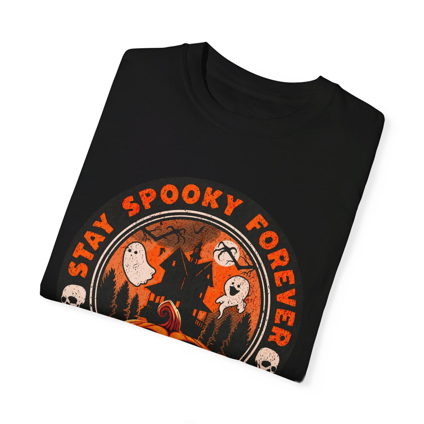 Unisex Garment-Dyed Stay Spooky Forever Tee