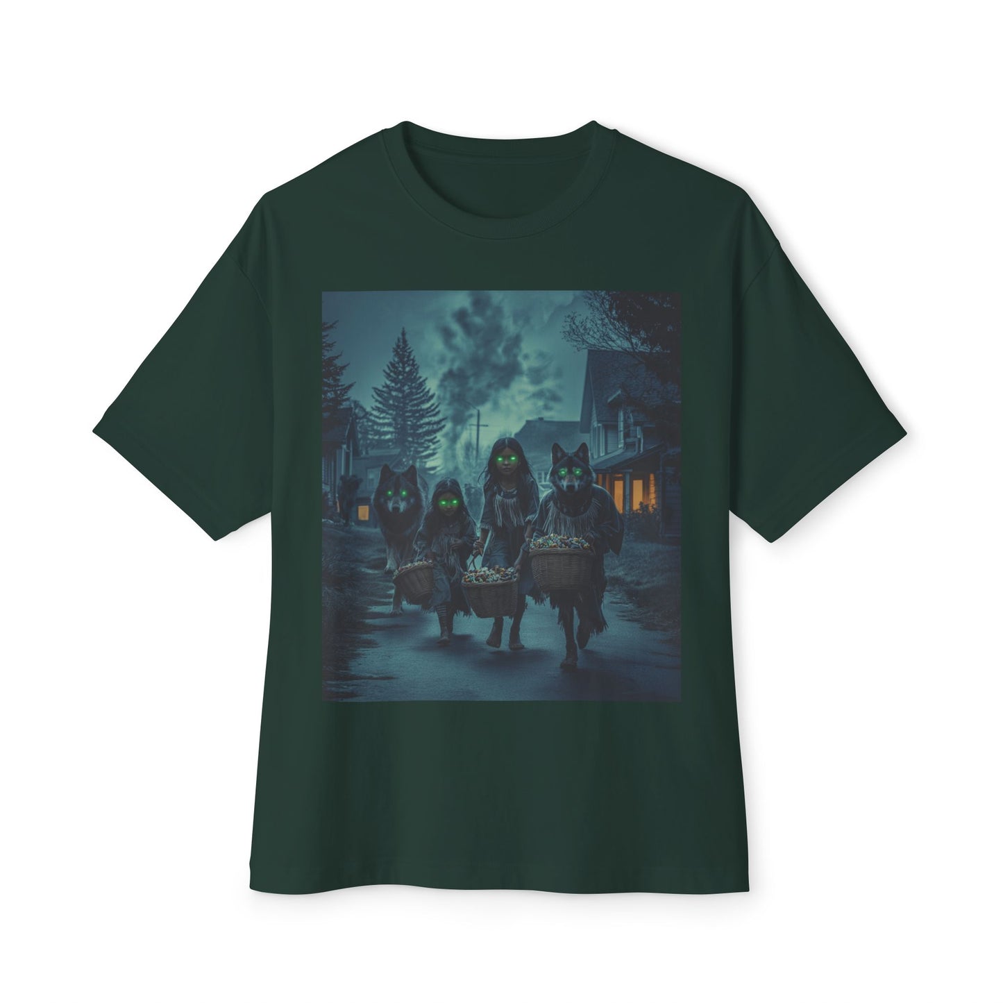 Spooky Unisex Oversized Boxy Tee