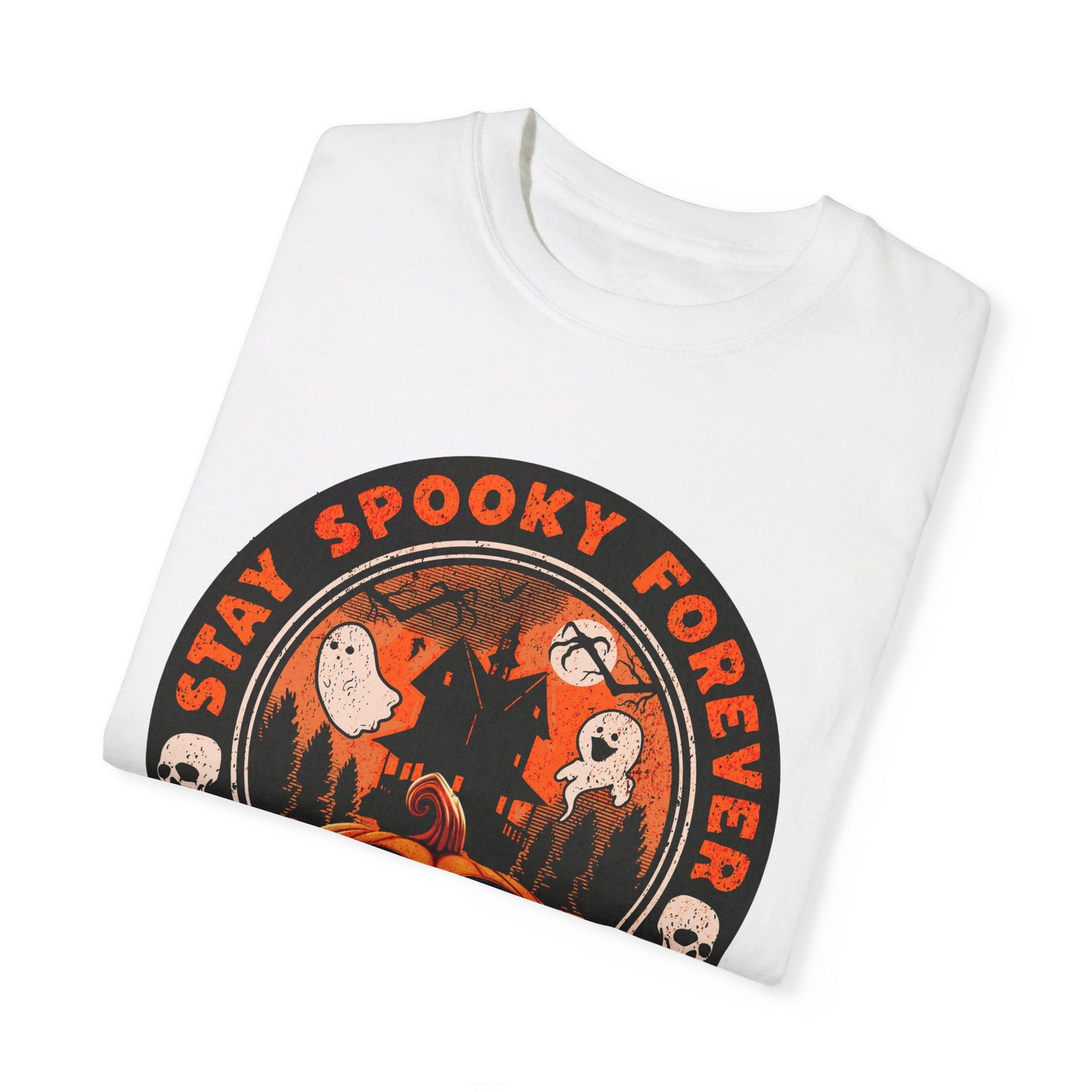 Unisex Garment-Dyed Stay Spooky Forever Tee
