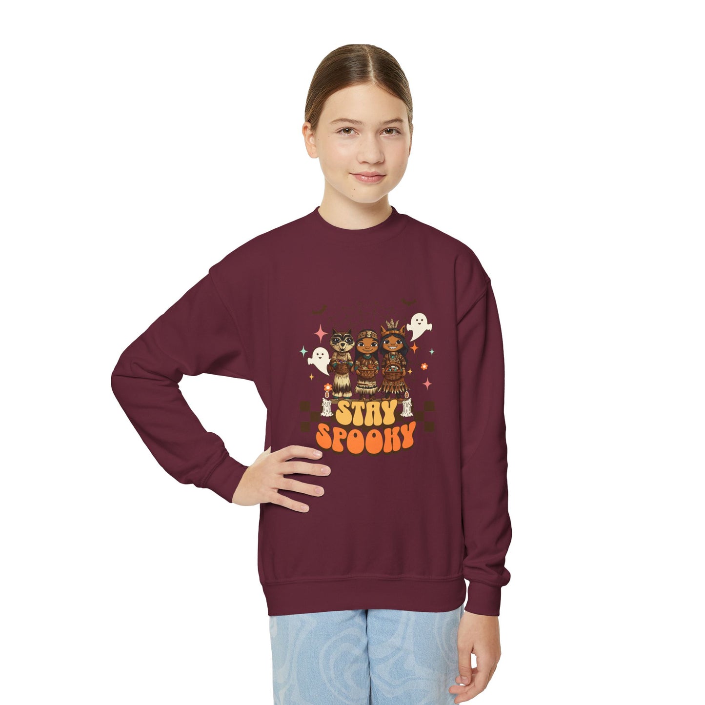 Stay Spooky Youth Crewneck Sweatshirt
