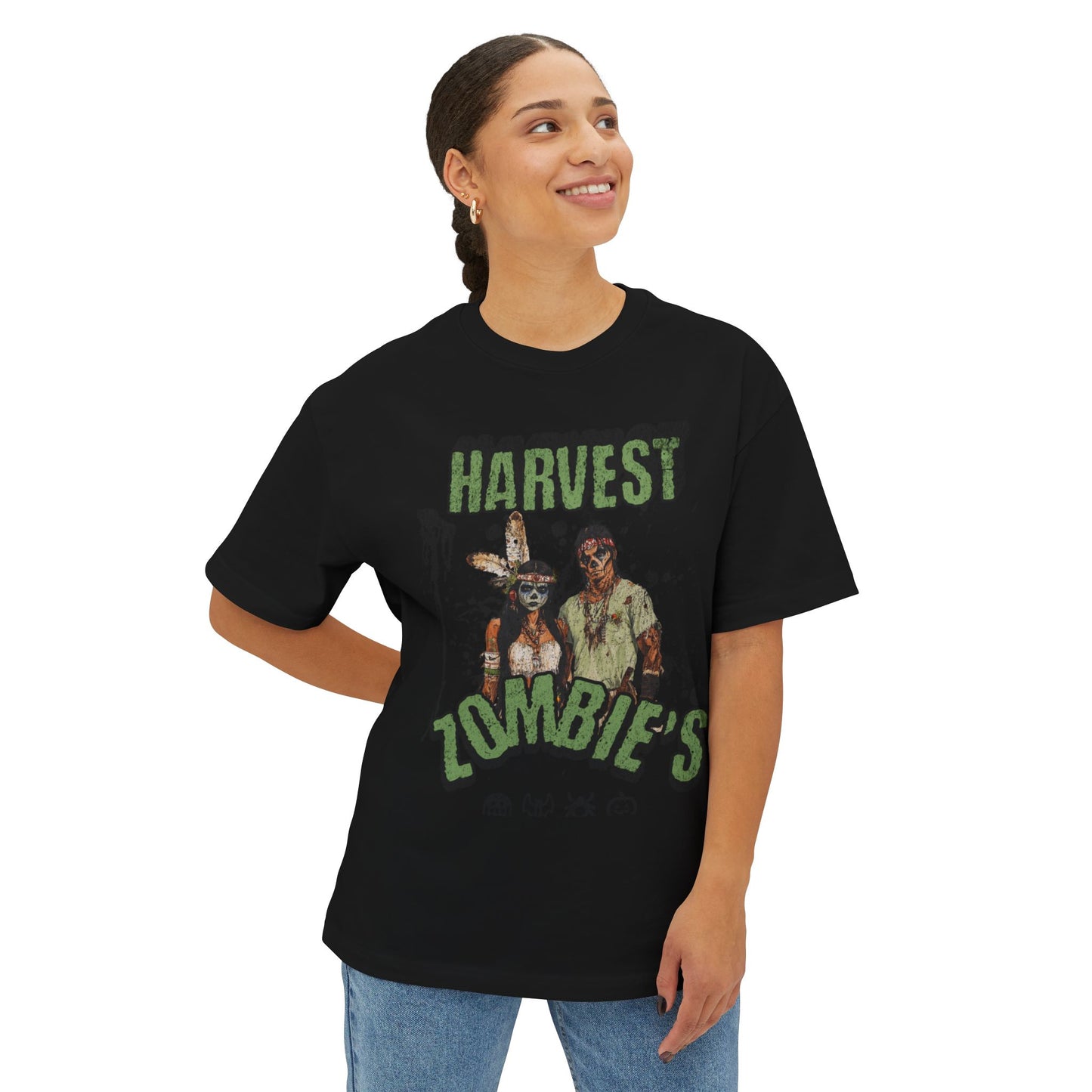 Harvest Zombies Oversized Boxy Tee