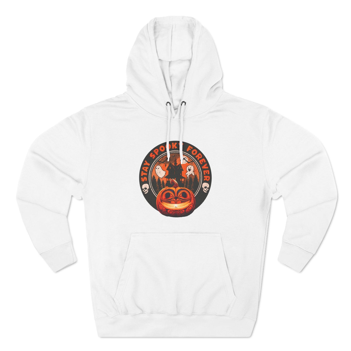Stay Spooky ForeverThree-Panel Fleece Hoodie