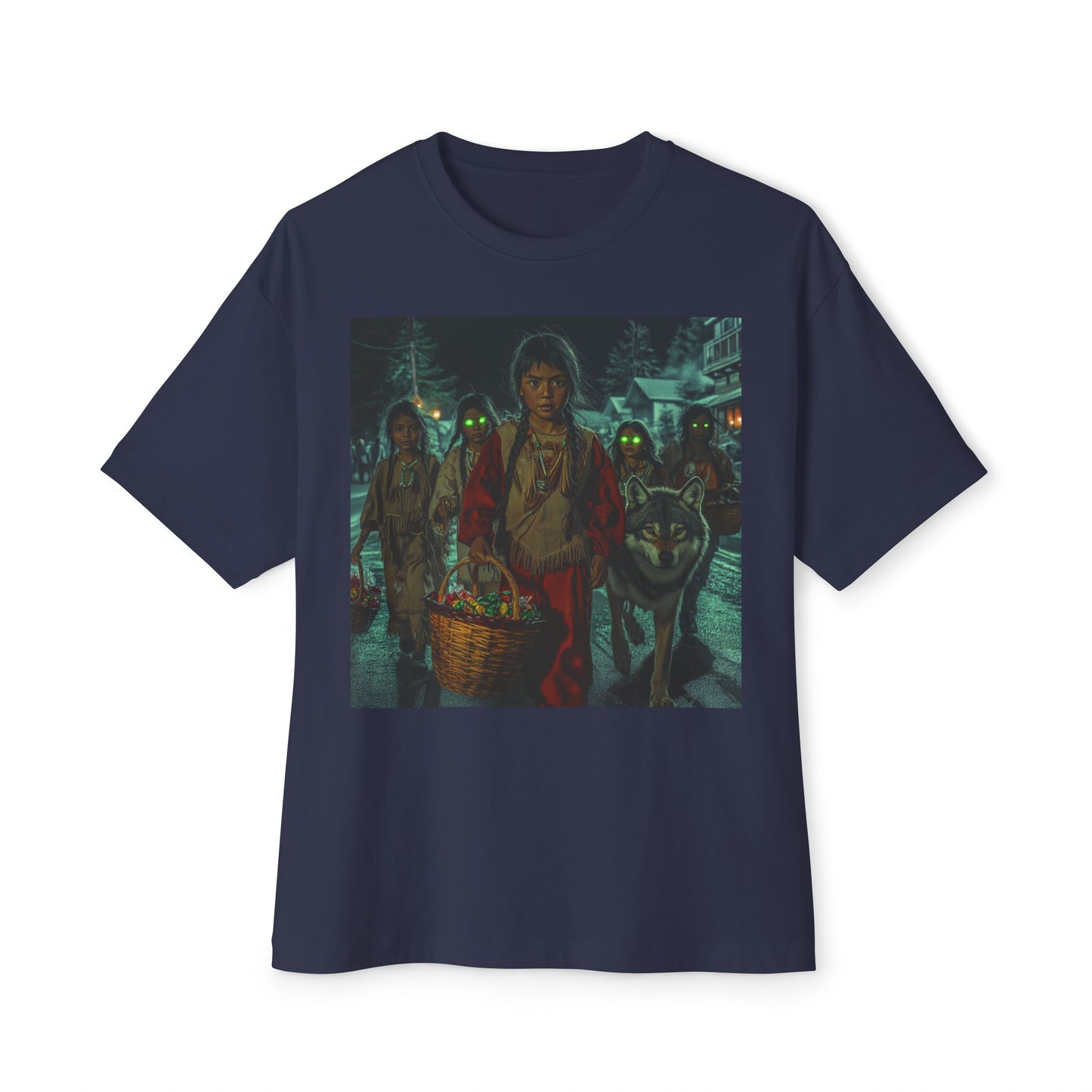 Spooky Unisex Oversized Boxy Tee