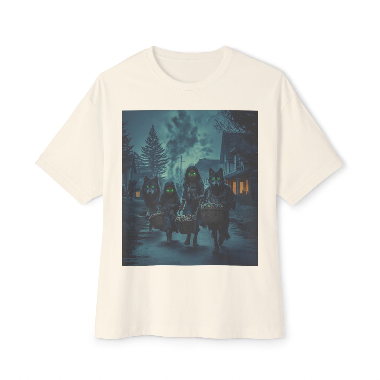 Spooky Unisex Oversized Boxy Tee