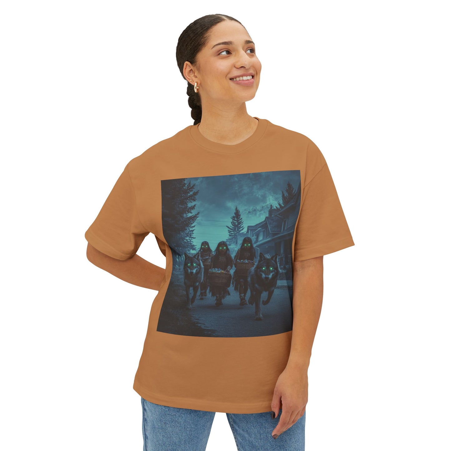 Spooky Unisex Oversized Boxy Tee