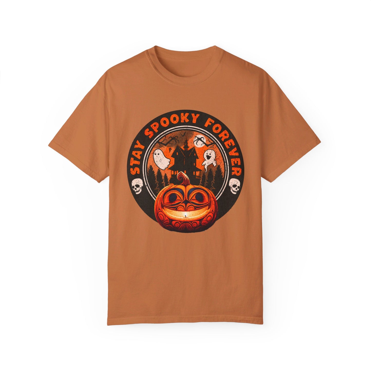 Unisex Garment-Dyed Stay Spooky Forever Tee