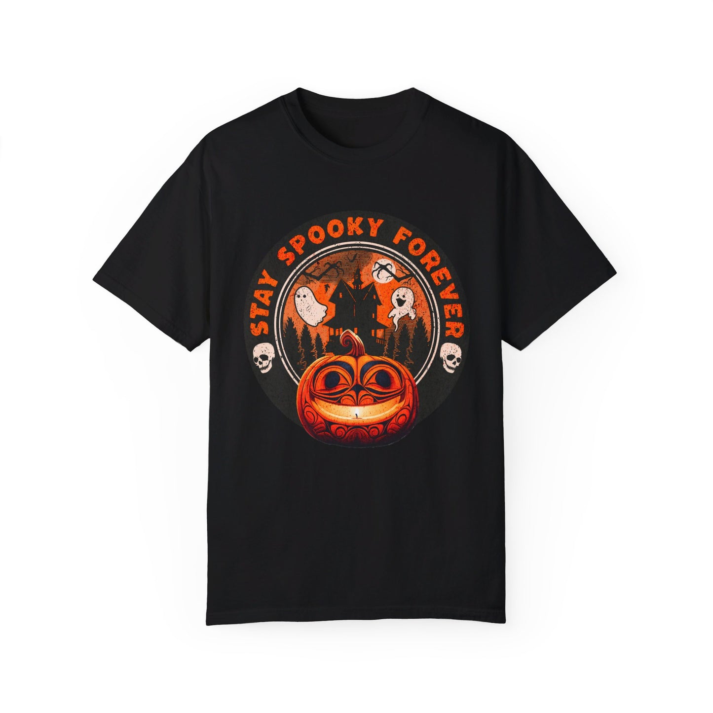 Unisex Garment-Dyed Stay Spooky Forever Tee