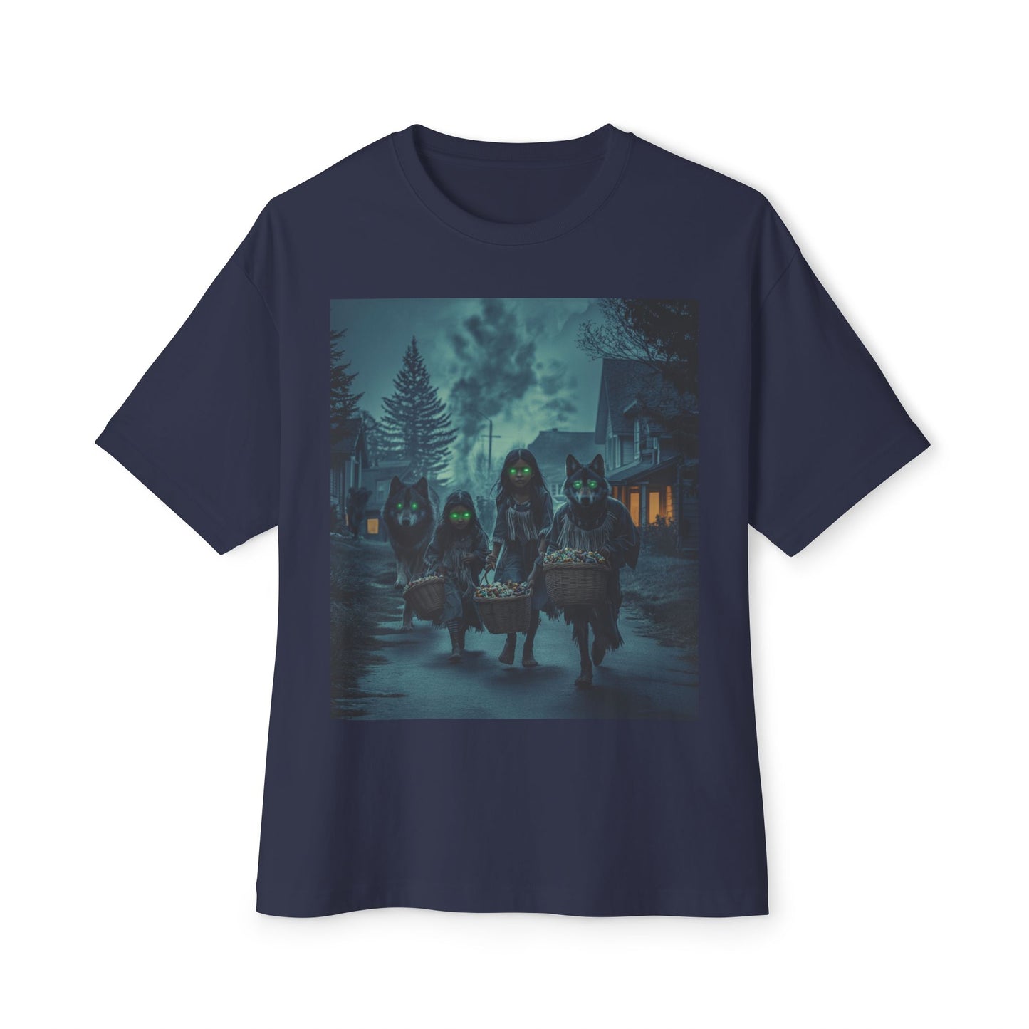 Spooky Unisex Oversized Boxy Tee