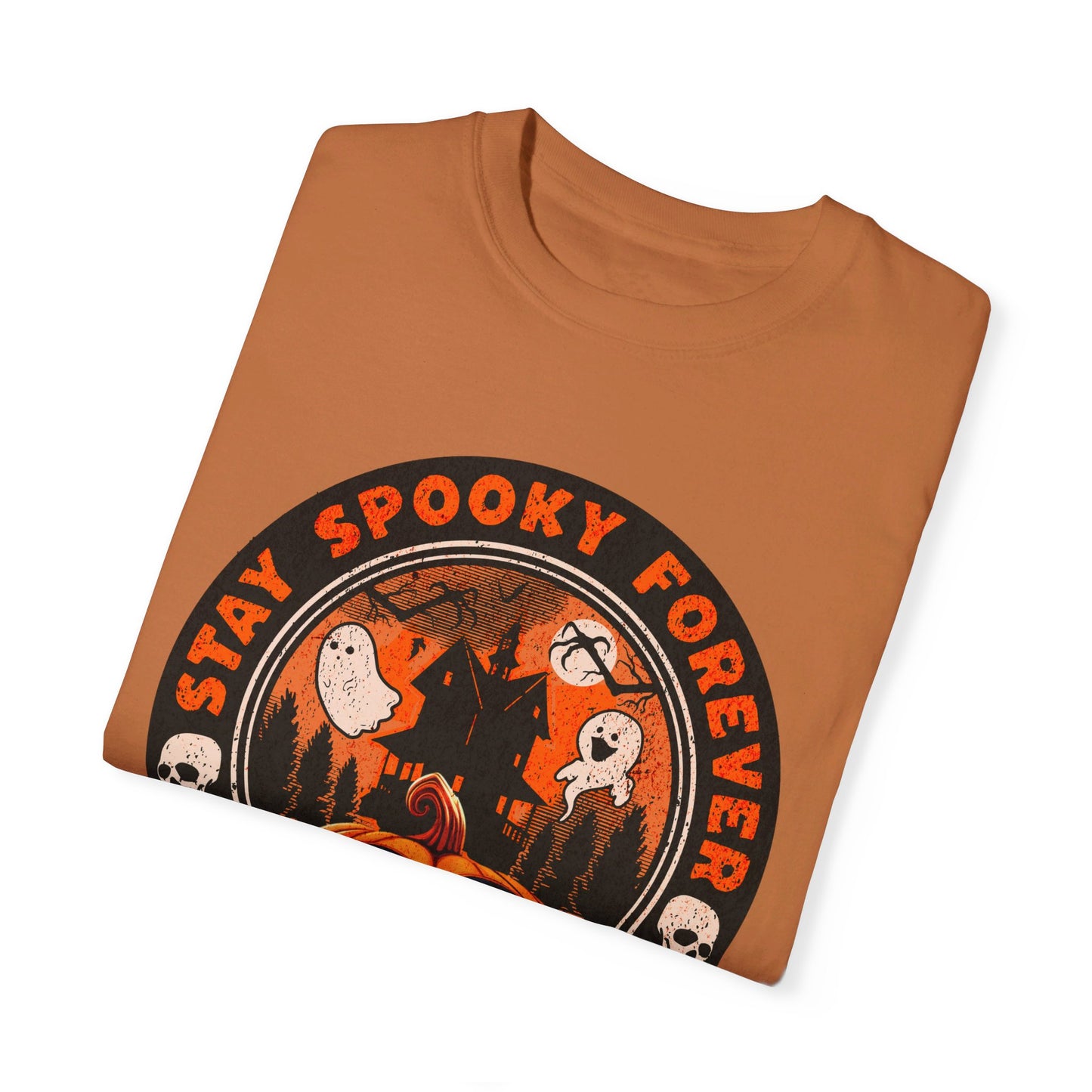 Unisex Garment-Dyed Stay Spooky Forever Tee
