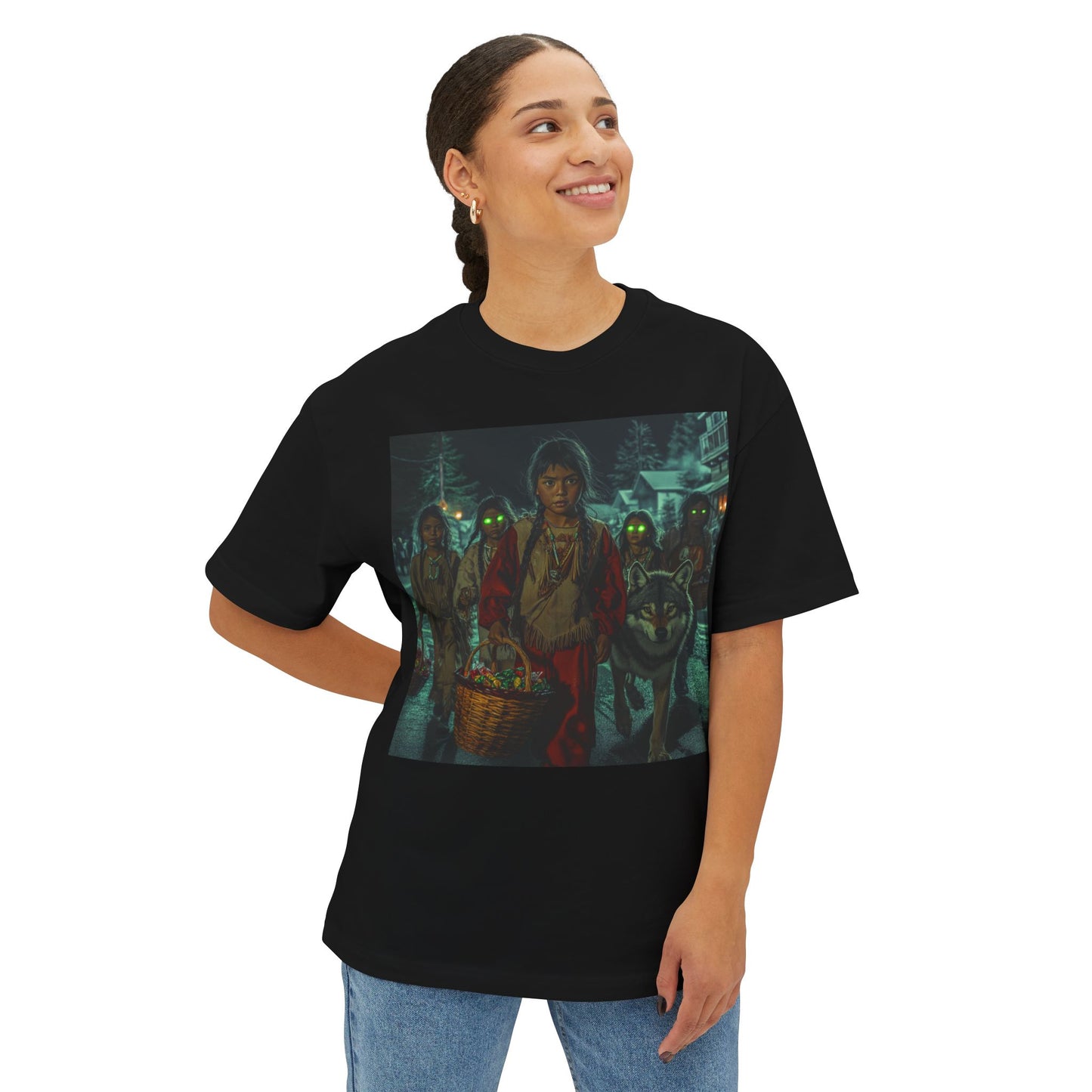 Spooky Unisex Oversized Boxy Tee