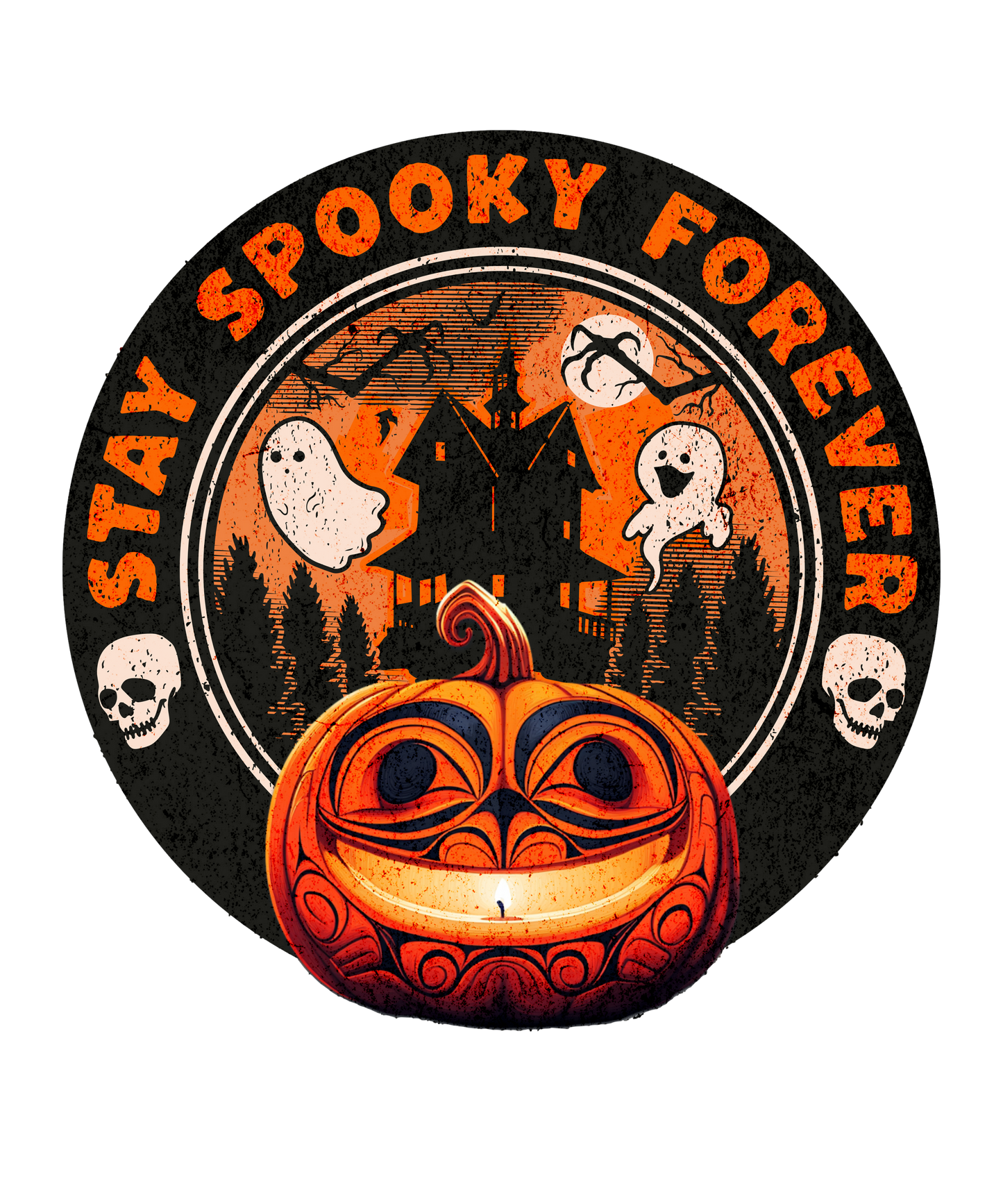 Unisex Garment-Dyed Stay Spooky Forever Tee