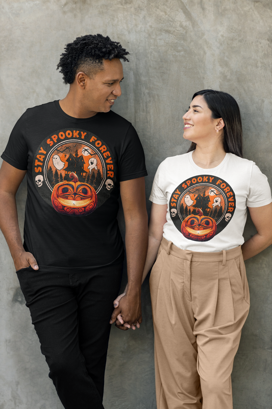 Unisex Garment-Dyed Stay Spooky Forever Tee
