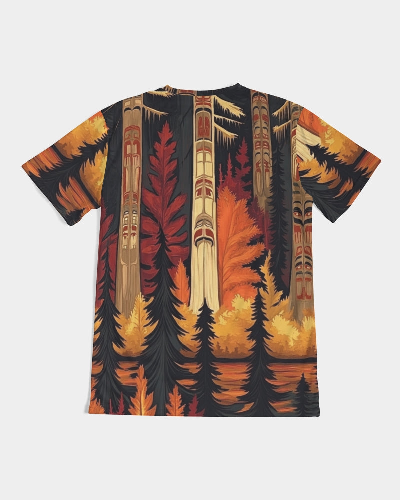 Woodland Fall And Fire Men's All-Over Print Tee