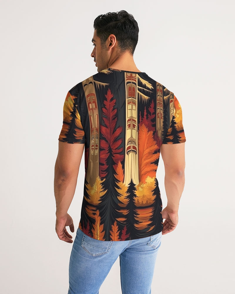 Woodland Fall And Fire Men's All-Over Print Tee