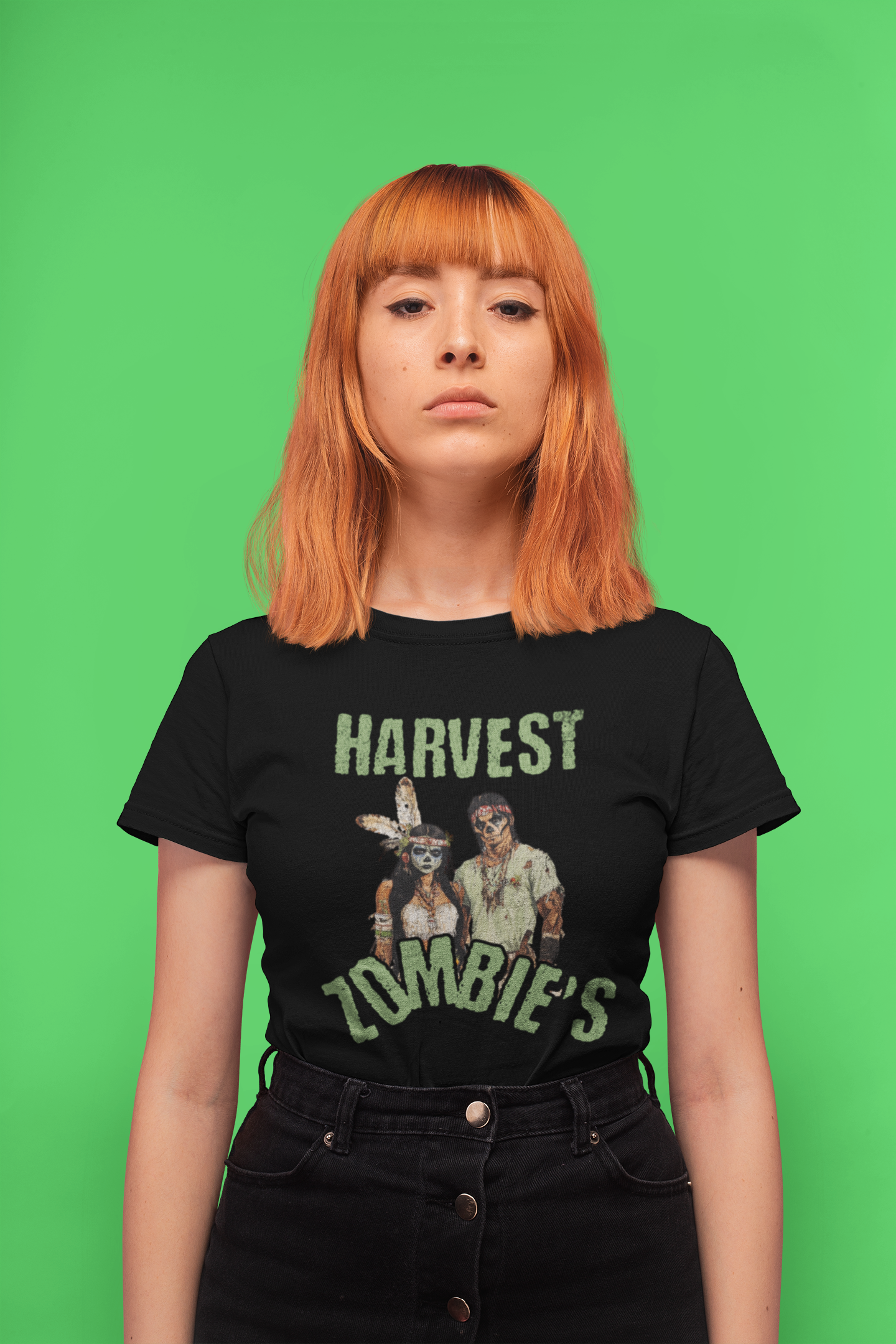 Harvest Zombies Oversized Boxy Tee