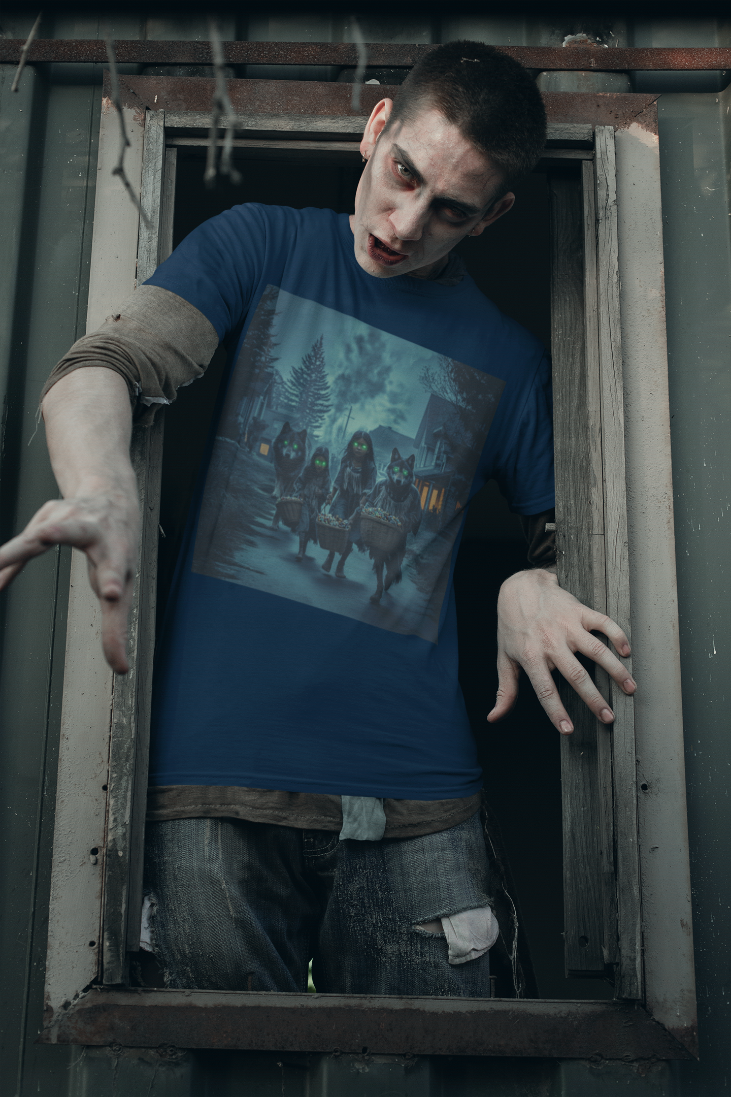 Spooky Unisex Oversized Boxy Tee